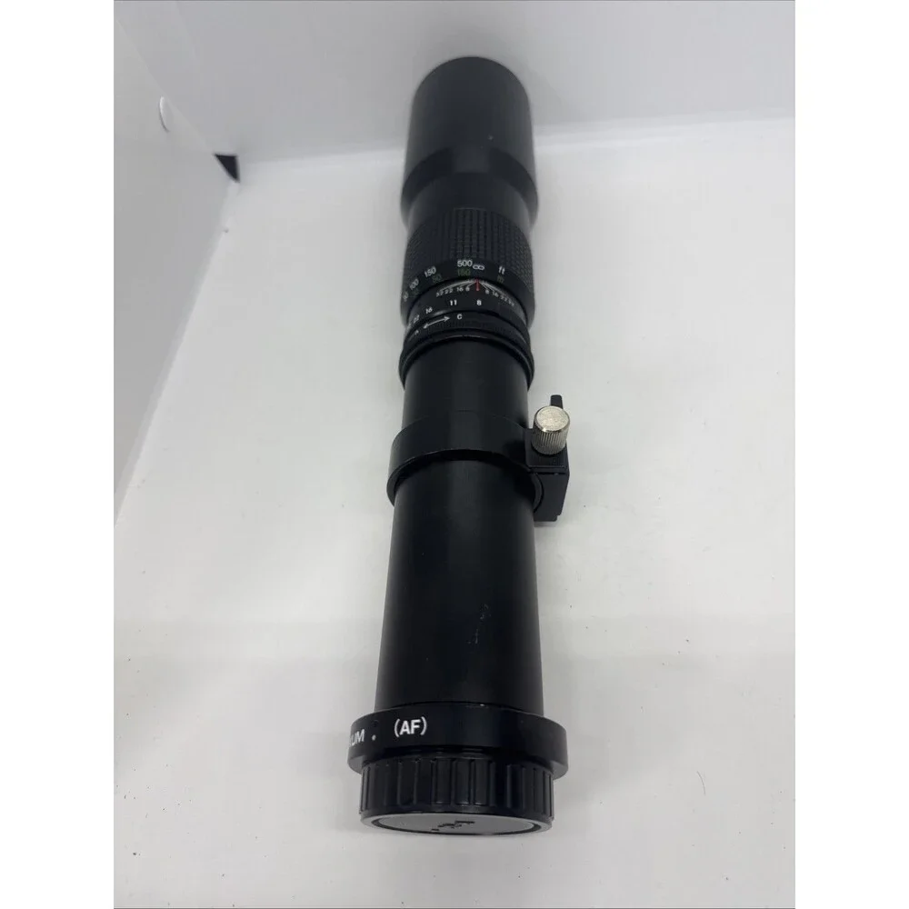 Kimunor Vivitar 500mm f8 Manual Telephoto T-Mount Lens w/ Minolta AF Adapter